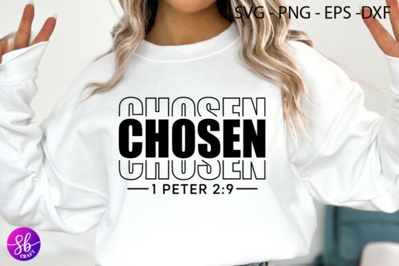 Chosen Bible Verse Svg Faith Shirt Svg
