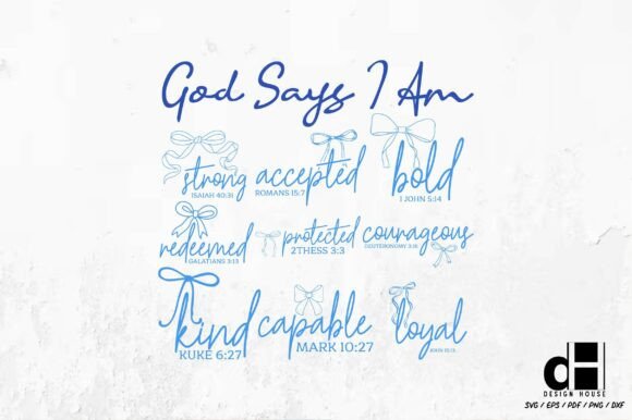 Christian Hand-drawn Coquette God SVG