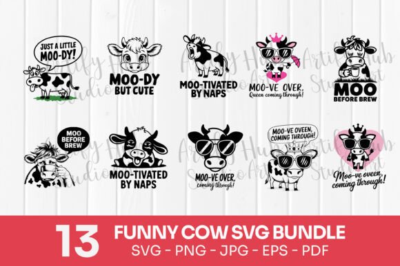 Funny Cow SVG Bundle Review