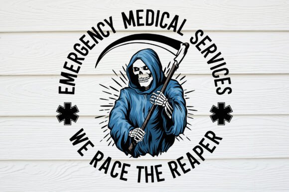 Grim Reaper Medical SVG: Edgy, Clever, and Embroidery-Ready?