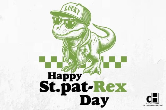 Happy St.Pat-Rex Day SVG PNG