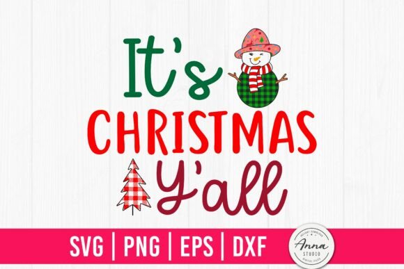 It's Christmas Y All SVG