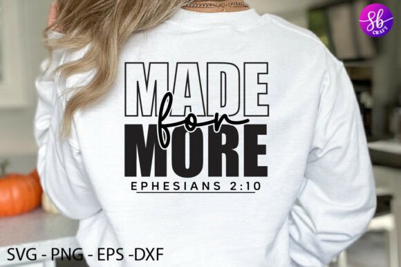 Made for More Christian Svg