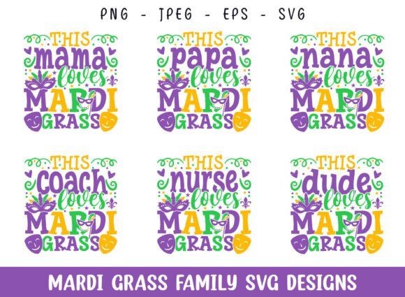 Mardi Grass SVG Design Bundle
