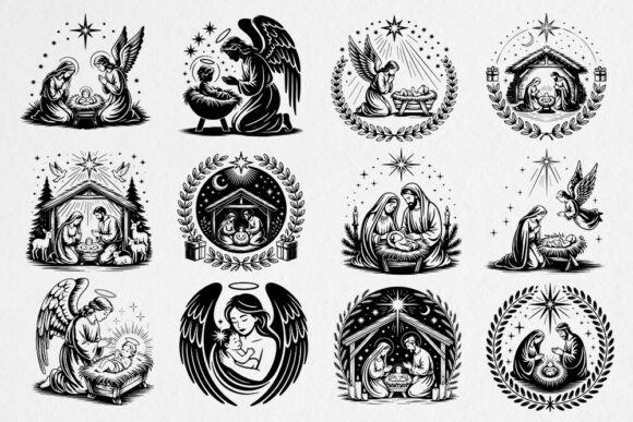 Nativity Christmas SVG Bundle