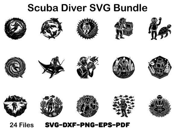Scuba Diver SVG Bundle Review