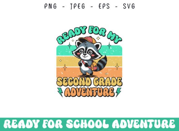 Second Grade School Adventure Retro SVG