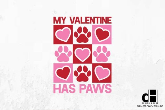 Valentine Paws SVG PNG Review